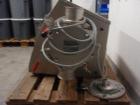 Used Lodige Lab Size Ploughshare Batch Powder Mixer, type L5. Material of construction is stainless steel on product contact parts. Working capacity is 0.18 cubic feet (5 liters). Double jacket for h...