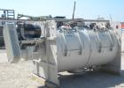 Used Lodige Batch Type Plow Mixer, 304 Stainless Steel. Approximate 70 cubic foot working capacity (2000 liter), 82 total. Non-jacketed chamber 48