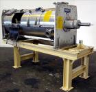 Used Stainless Steel MWM Continuous Plow Mixer, Model MISCHER-R-1250. Approximately 44 cubic feet (1250 liters)