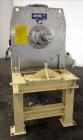 Used Stainless Steel MWM Continuous Plow Mixer, Model MISCHER-R-1250. Approximately 44 cubic feet (1250 liters)