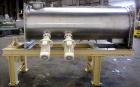 Used Stainless Steel MWM Continuous Plow Mixer, Model MISCHER-R-1250. Approximately 44 cubic feet (1250 liters)