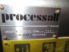 Used Processall 2000 Liter Plow Mixer, Model 20004L. stainless steel construction, sanitary welded plows, (2) viewing doors and (4) 10 hp choppers, with 100 hp drive motor through Falk gearbox. Seria...
