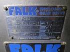 Used Processall 2000 Liter Plow Mixer, Model 20004L. stainless steel construction, sanitary welded plows, (2) viewing doors and (4) 10 hp choppers, with 100 hp drive motor through Falk gearbox. Seria...