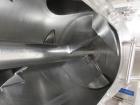 Used Processall 2000H Plow Mixer, Model 2000H, 2000 Liter Capacity, Stainless Steel Construction. Approximately 40