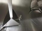Used Processall 2000H Plow Mixer, Model 2000H, 2000 Liter Capacity, Stainless Steel Construction. Approximately 40