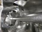 Used Processall 2000 Liter Jacketed Plow Mixer, Model 2000H. Stainless steel construction with (2) inspection doors, (4) 10 hp choppers, jacketed, with CSC filter. Serial# 81.