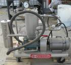 Used Processall Tilt-A-Mix Lab Size Plow Mixer, Model 4 H/V, 304 stainless steel. 2 liter working capacity (.07 cubic feet), 4 total. Non-jacketed chamber 6