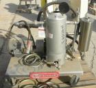 Used Processall Tilt-A-Mix Lab Size Plow Mixer, Model 4 H/V, 304 stainless steel. 2 liter working capacity (.07 cubic feet), 4 total. Non-jacketed chamber 6
