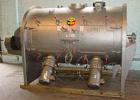 Unused-Used Scott Model SPPM547SS horizontal cylindrical plow type mixer. 60 cubic foot, stainless steel. Blender has two 10...