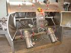 Unused-Used Scott Model SPPM547SS horizontal cylindrical plow type mixer. 60 cubic foot, stainless steel. Blender has two 10...