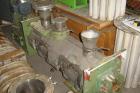 USED: Servar-Lodige type plow mixer. Material of construction is stainless steel on product contact parts. Total capacity 5.3 cubic feet (150 liter). Working capacity 3.5 cubic feet (100 liter). 17.6...