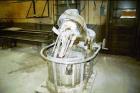 USED: 7.5 hp Hockmeyer variable speed pony mixer with 75 gallonworking capacity tub.