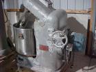 Used-Day Pony Mixer, 40 gallon working capacity; stainless steel contact parts; 3 center mixing blades and 2 close to sides;...