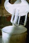USED: J H Day gearless type heavy duty pony mixer with stainlesssteel scraper and agitator blades. Blades rotated by roller chainand sprocket enclosed in dust-tight guard. Twin motion agitator headwi...