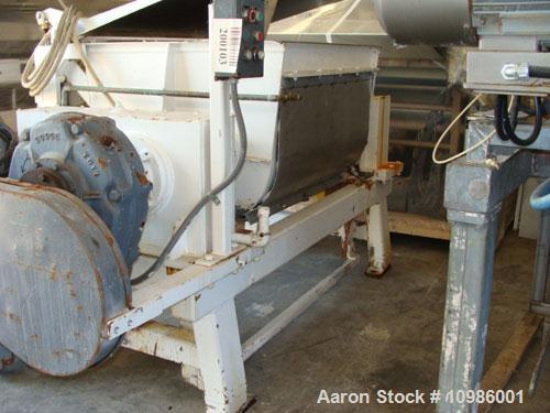 Used Baker Perkins Paddle Mixer/Pug Mill