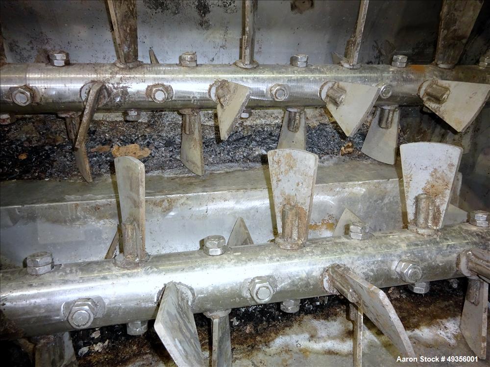 Used Hayes & Stolz Twin Shaft Continuous Pug Mixer, Model DA20-0609