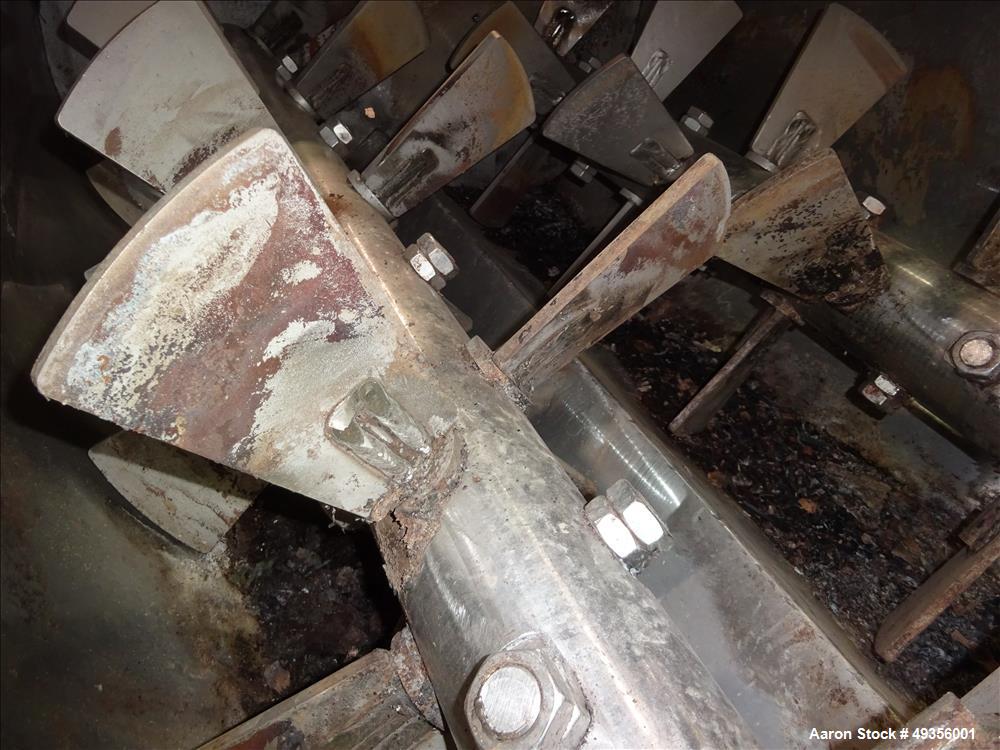 Used Hayes & Stolz Twin Shaft Continuous Pug Mixer, Model DA20-0609