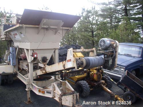 USED: Kolberg-Pioneer pug mill, model X-875. Twin shaft spiral paddleassembly, manufactured in 1993. Last used to mix aggregate stone dustand a bonding agent.