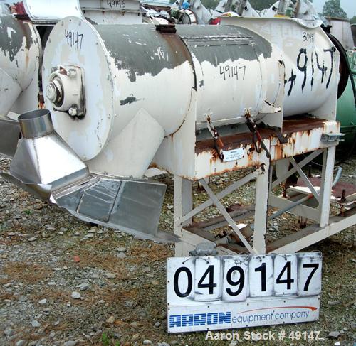 USED: Sprout-Waldron "Koppers" continuous mixer/pug mill, model 20X58, 304 stainless steel. 20" diameter x 58" long horizontal chamber. 3-1/4" diameter shaft with approximately  (24) 3/16" thick padd...