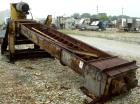 Used Davis Pug Mill, Inclined Screw Conveyor, Model S216, Carbon Steel. (2) 16