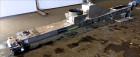 Used KWS Continuous Twin Shaft Paddle Mixer/Pug Mill, 304 Stainless Steel. (2) 6