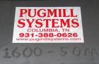 Unused- Carbon Steel Pugmill Systems Pugmill, Model 50M