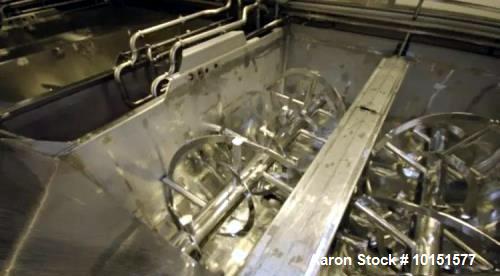 Used 250 Cubic Foot Stainless Steel Ribbon Blender | Heavy-Duty Industrial Mixing System