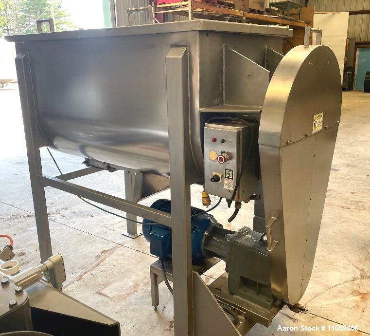 Used 30 Cu.Ft. Sanitary Stainless Steel Ribbon Blender