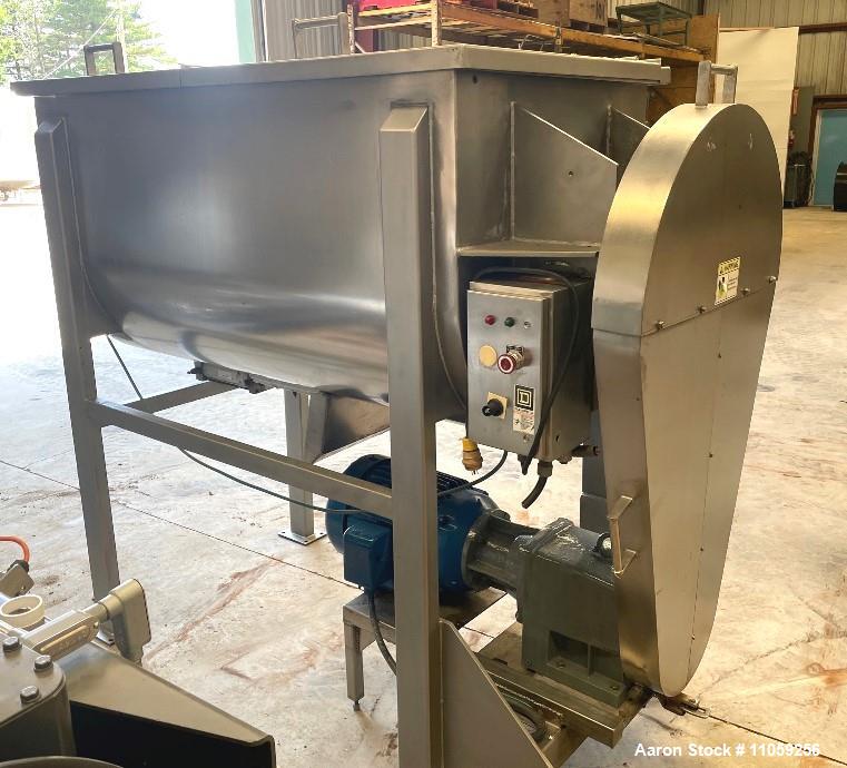 Used-30 Cu.Ft. Sanitary Stainless Steel Ribbon Blender