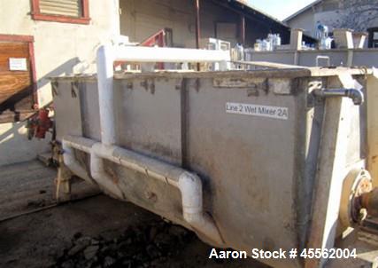 Used Stainless Steel J & J Ribbon Blender, 100 Cubic Feet