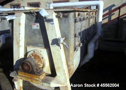 Used Stainless Steel J & J Ribbon Blender, 100 Cubic Feet