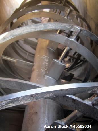 Used Stainless Steel J & J Ribbon Blender, 100 Cubic Feet