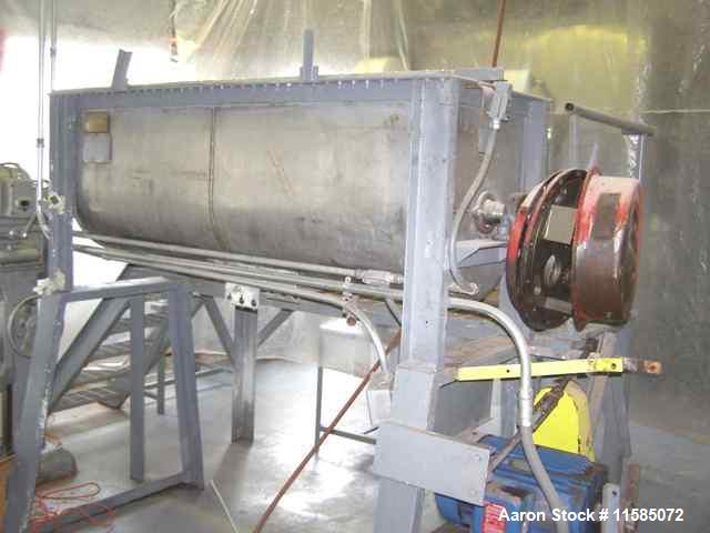 Used-20 Cubic Foot (approximately) T316 Stainless Steel Ribbon Blender