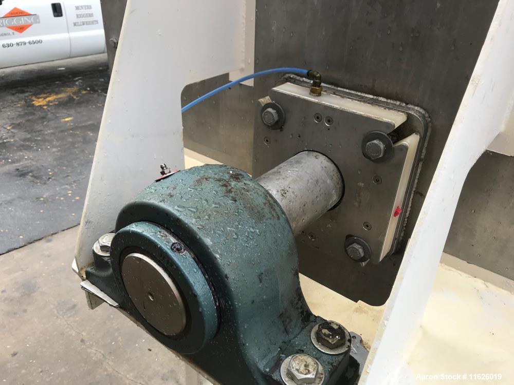 Used Ribbon Blender, 140 Cubic Foot, Stainless Steel.