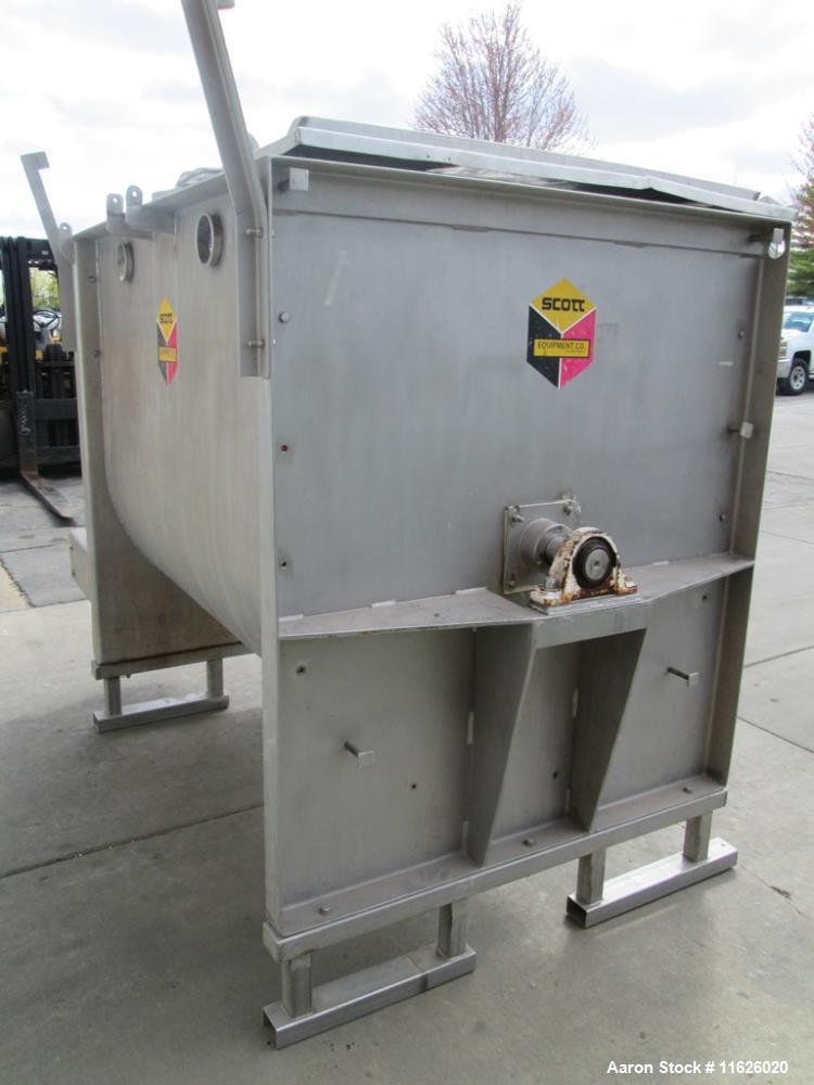 Used- Ribbon Blender, Approximately 65 Cubic Foot