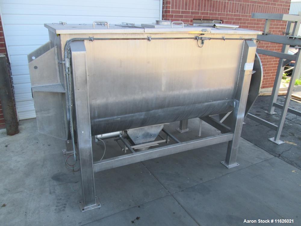 Used- Ribbon Blender, Approximately 150 Cubic Foot