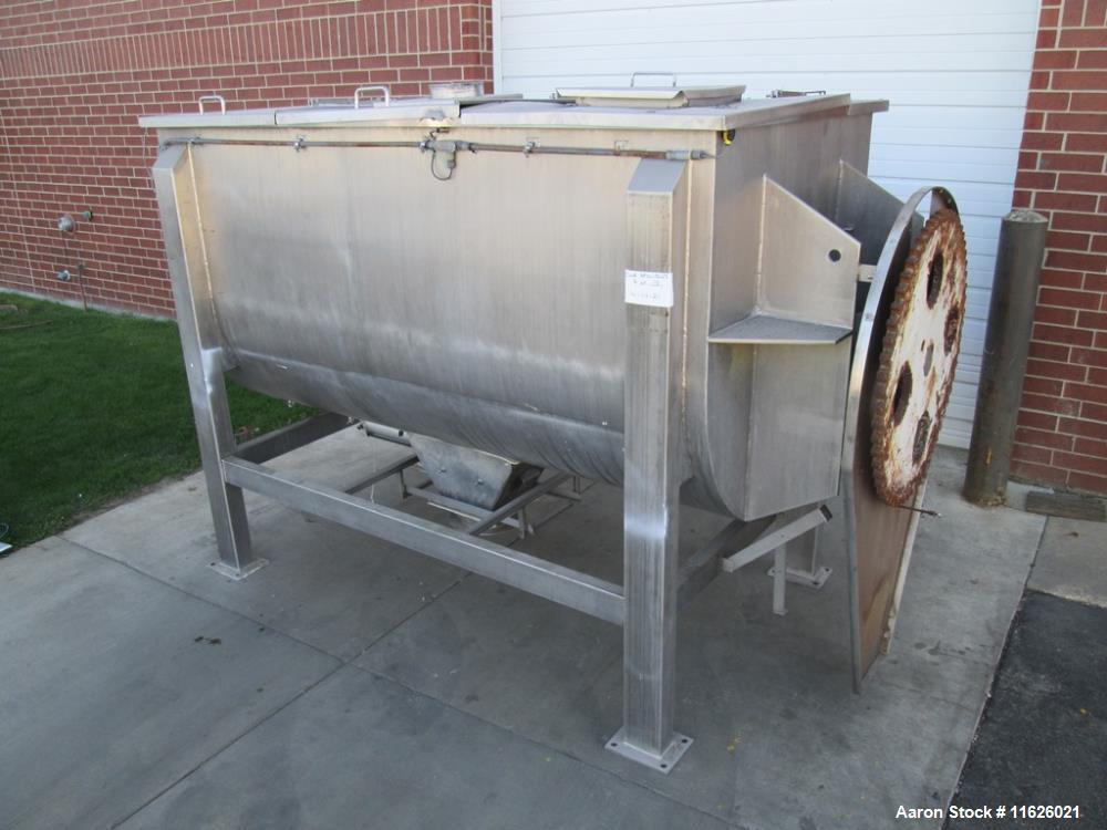 Used- Ribbon Blender, Approximately 150 Cubic Foot