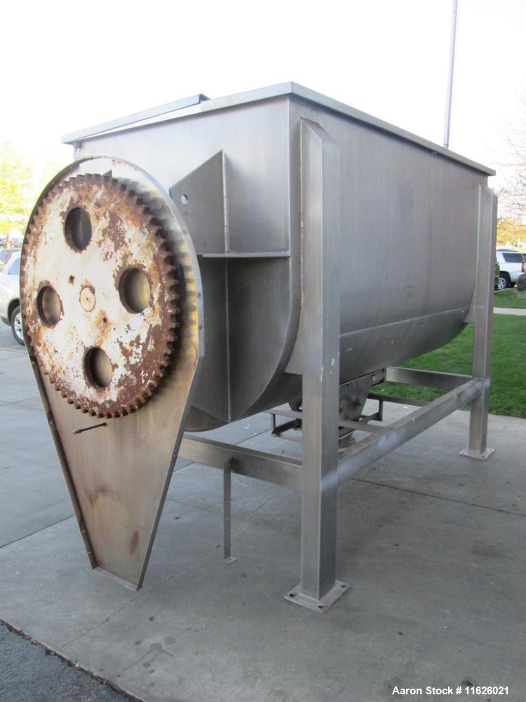 Used- Ribbon Blender, Approximately 150 Cubic Foot