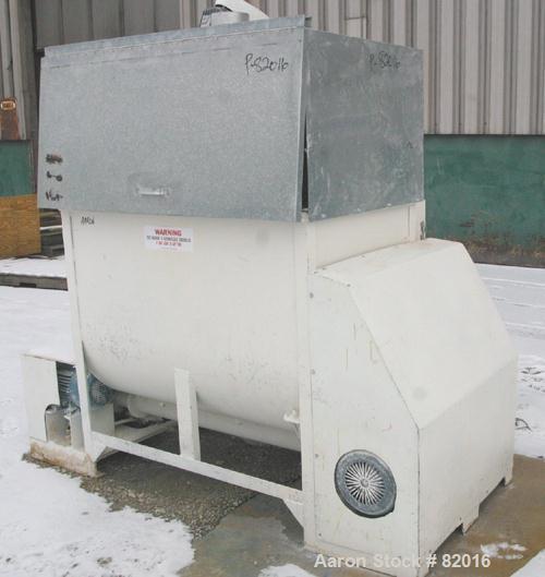USED: Hoge Warren Zimmerman Mason Flo Mixer, model 250-A, carbon steel. Designed to produce cement and plaster slurries automatically. Continuously meters dry material and water into a homogenous mix...