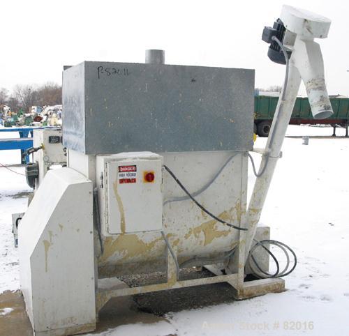 USED: Hoge Warren Zimmerman Mason Flo Mixer, model 250-A, carbon steel. Designed to produce cement and plaster slurries automatically. Continuously meters dry material and water into a homogenous mix...