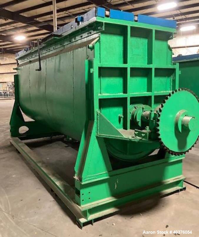 Used 300 Cubic Foot SS Jacketed SS Double Ribbon Blender