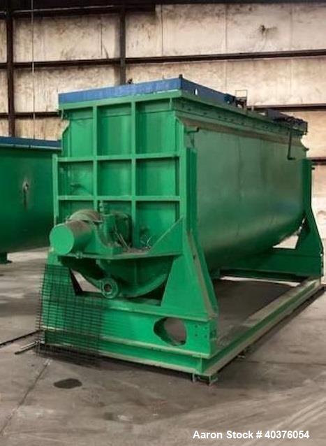 Used 300 Cubic Foot SS Jacketed SS Double Ribbon Blender