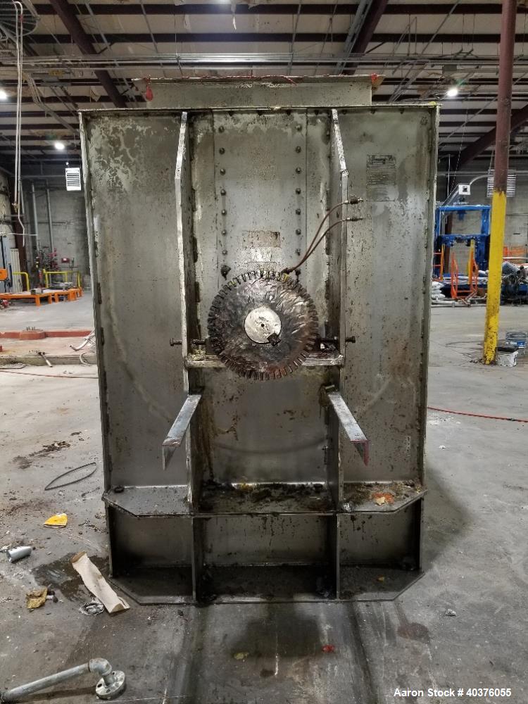 Used- Young 200 Cubic Foot Stainless Steel Jacketed Double Ribbon Blender Mixer