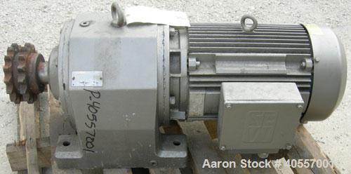 Used Double Spiral Ribbon Blender, 64 cubic feet working capacity, 304 stainless steel. Non-jacketed trough 36" wide x 96" long x approximately 41" deep. 5 1/2" diameter shaft, inner ribbon 2" wide x...