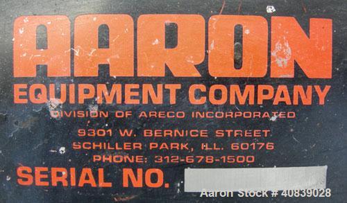 Used:  Aaron Process Double Spiral Ribbon Blender, 24 Cubic Foot Working Capacity, 316 Stainless Steel.  Non-jacketed trough 26" wide x 66" long x approximately 30" deep.  3 1/2" diameter shaft, inne...