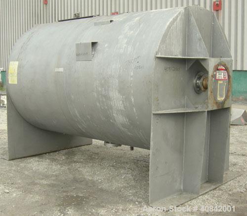 Used American Process Ribbon Blender, model BMT. Cylindrical mixing chamber, stainless steel.  (No drive)