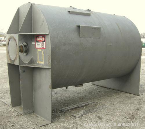 Used American Process Ribbon Blender, model BMT. Cylindrical mixing chamber, stainless steel.  (No drive)