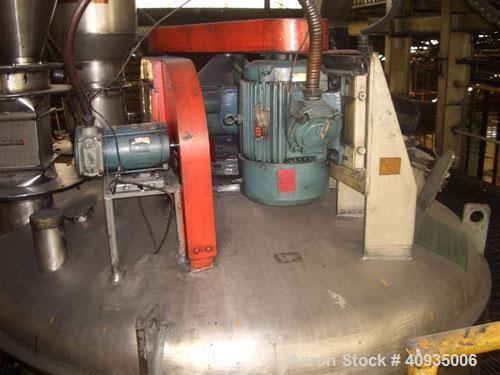 Used Ribbon Blender, J H Day 131 Cubic Foot, Stainless Steel.