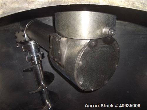 Used Ribbon Blender, J H Day 131 Cubic Foot, Stainless Steel.