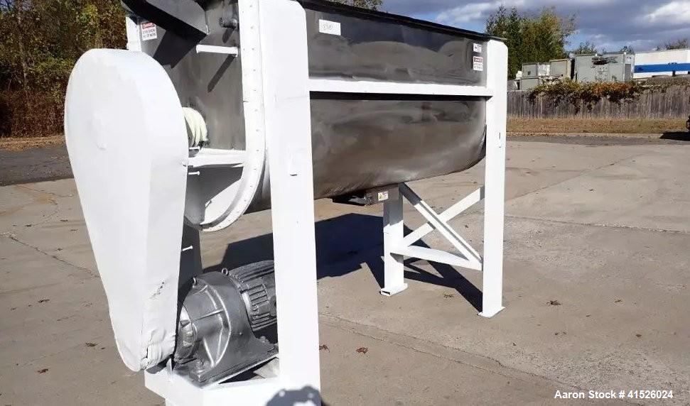 Used Stainless Steel Double Ribbon Blender – 54 Cu. Ft. Capacity